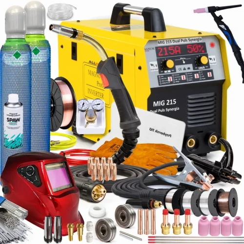 Spawarka Migomat Magnum MIG MAG 215 Dual Puls Synergia Zestaw #5