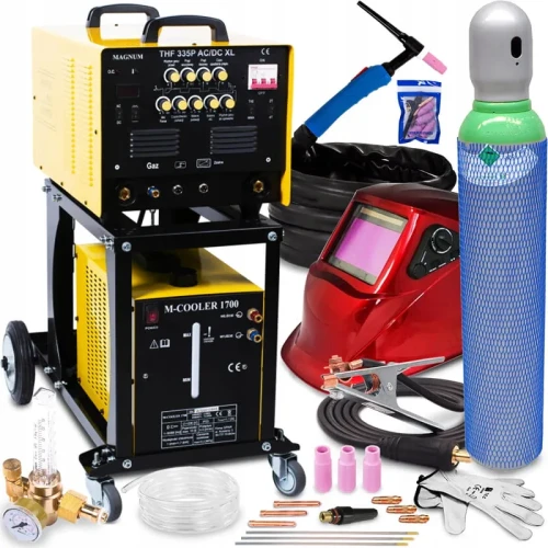 Spawarka Inwertorowa TIG 335 THF Puls IGBT + Chłodnica + Wózek Zestaw #2