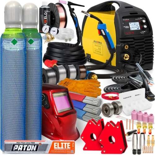 Spawarka Migomat Magnum 208 Alu Synergia MIG MAG  3w1 Spawanie Punktowe  Zestaw #5