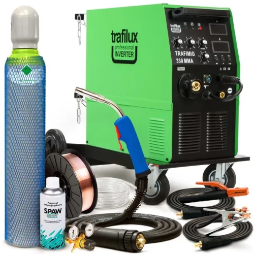 Spawarka Migomat Trafilux Trafimig 330 MMA MIG MAG Zestaw #1