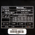 Spawarka Sherman DIGIMIG 203L SWIFT - Tabliczka znamionowa