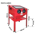 Piaskarka kabinowa 220L