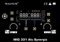 Spawarka Inwertorowa Magnum MIG 331 Alu Synergia - Panel