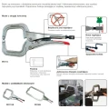 Ścisk Spawalniczy Kleszczowy Strong Hand C-Clamp - Opis