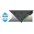 Stół Spawalniczy GPPH Eco Fi28 1000 x 1000 mm 100 x 100 Koła - System Fi28