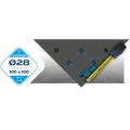 Stół Spawalniczy GPPH Eco Fi28 1200 x 800 mm 100 x 100 Stopy - System Fi28