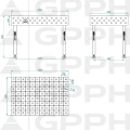 Stół Spawalniczy GPPH Eco Fi28 1200 x 800 mm 100 x 100 Stopy - Wymiary