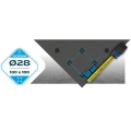 Stół Spawalniczy GPPH Eco Fi28 1200 x 800 mm 100 x 100 Koła - System Fi28