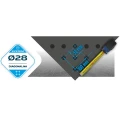Stół Spawalniczy GPPH Eco Fi28 1500 x 1000 mm Diagonalna Koła - System Fi28
