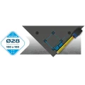 Stół Spawalniczy GPPH Eco Fi28 1500 x 1480 mm 100 x 100 Koła - System Fi28