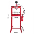 Prasa hydrauliczna PH3 20 ton z manometrem - Front
