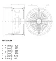 Okap Spawalniczy 2000 x 1000 x 890 mm