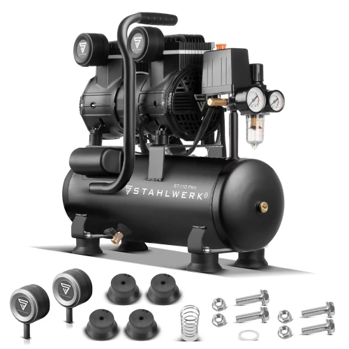 Sprężarka bezolejowa Stahlwerk ST-110 Pro 10 bar | 2,1 KM | 1,6 kW | 10 l