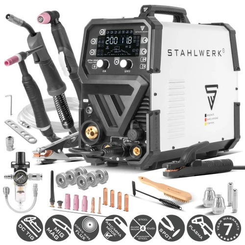 Stahlwerk CTM-250 Puls Pro 6w1 | Spawarka MIG/MAG TIG Plazma Flux