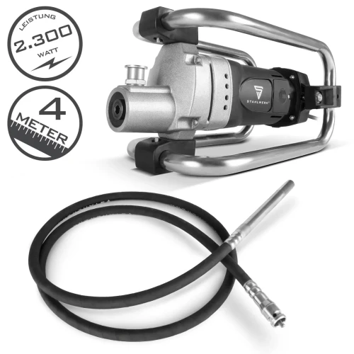 Zagęszczarka do betonu Stahlwerk BR-2300 ST - 2300 W 4000 obr/min - kabel 4m