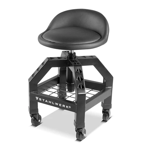 Taboret warsztatowy z regulacją wysokości STAHLWERK VWH-300 ST