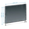 Mobilny Panel Ochronny Stahlwerk 240 x 180 Cm - Wymiary