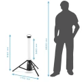 Reflektor Wiezowy Stahlwerk LED 360° TBS-30 ST - Wymiary