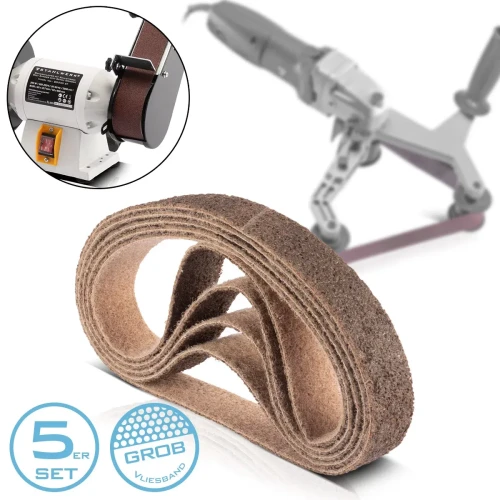 Włóknina szlifierska gruboziarnista STAHLWERK 40 x 760 mm - 5 sztuk