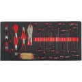 Wkładka z narzędziami do szafki - zestaw narzędzi 258 sztuk