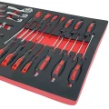 Wkładka z narzędziami do szafki - zestaw narzędzi 258 sztuk