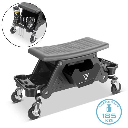 Taboret stołek warsztatowy STAHLWERK WRS-185 ST