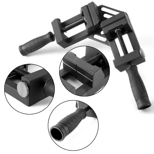 Zacisk kątowy z podwójnym uchwytem STAHLWERK DW-90 ST - 2 sztuki