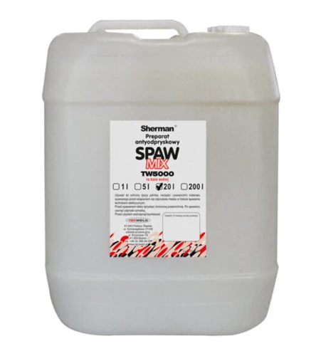Preparat Antyodpryskowy Spawmix TW-5000 20 L - Główne Zdjęcie