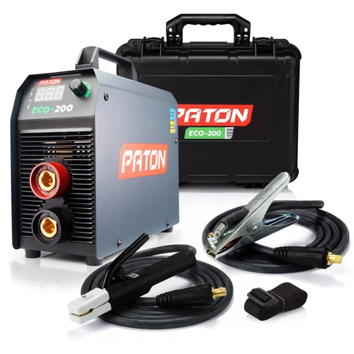 Spawarka inwertorowa MMA Paton ECO-200 230 V 40% 200 A z walizką