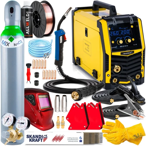 Spawarka Migomat Magnum MIG 212 Alu Cu Synergia 200 A 230V - 3w1 Zestaw #2