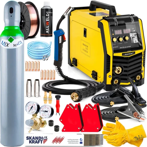 Spawarka Migomat Magnum MIG 202 Easy Synergia 200 A 230 V - 3w1 Zestaw #1