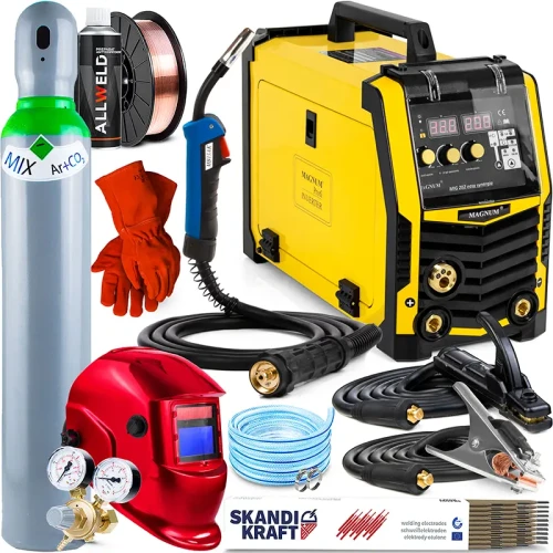 Spawarka Migomat Magnum MIG 202 Easy Synergia 200 A 230 V - 3w1 Zestaw #2 AK