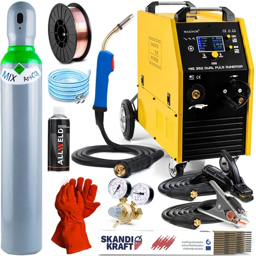 Spawarka Migomat Magnum MIG 352 Dual Puls Synergia Zestaw #1 AK