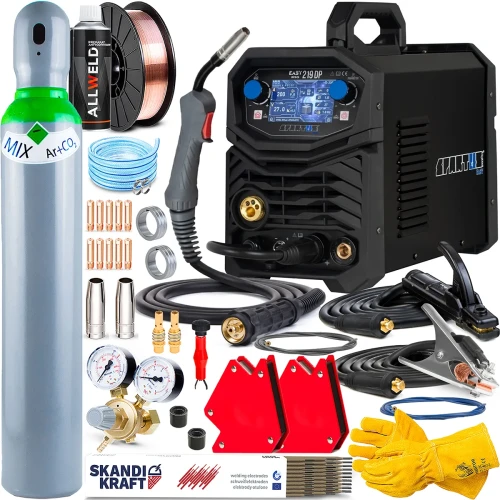 Spawarka Spartus EasyMIG 219 Dual Pulse pakiet z uchwytem 3m Zestaw #1