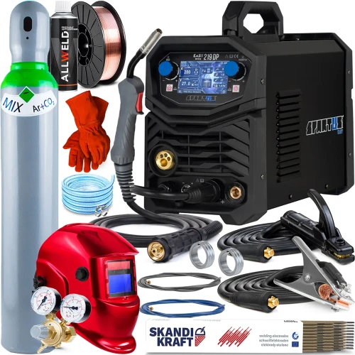 Spawarka Spartus EasyMIG 219 Dual Pulse pakiet z uchwytem 3m Zestaw #2 AK