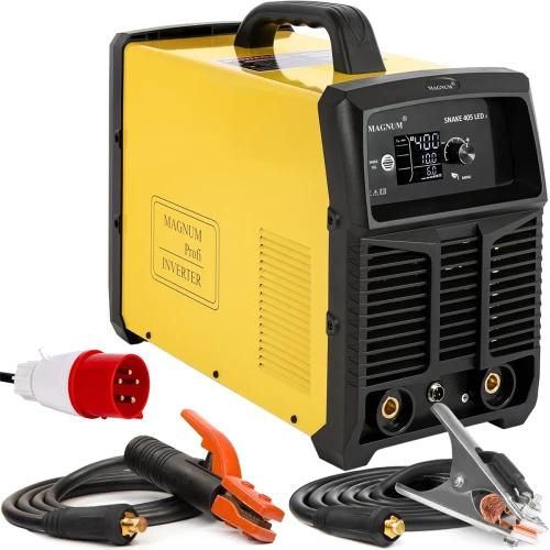 Spawarka inwertorowa MAGNUM Snake 405 LED V2 MMA / TIG LIFT 400A 400V