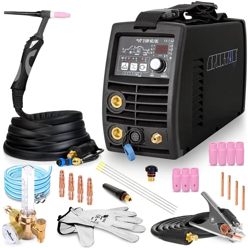 Spawarka Spartus EasyTIG 210P AC DC z uchwytem SPE 17 - 4m - Zestaw #0