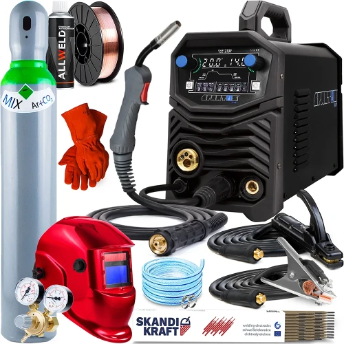 Spawarka Spartus EasyMIG 210 PULSE pakiet MIG MAG - Zestaw #2 AK
