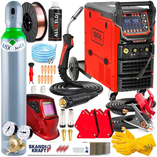 Spawarka Migomat Ideal Tecno MIG 351 S-pulse Synergic - 400V z Pulsem - Zestaw #2