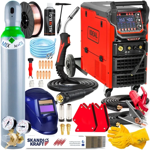 Spawarka Migomat Ideal Tecno MIG 351 S-pulse Synergic - 400V z Pulsem - Zestaw #3