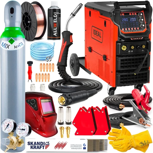 Spawarka Migomat Ideal Tecno MIG 281 S-pulse Synergic - 400V - Zestaw #2