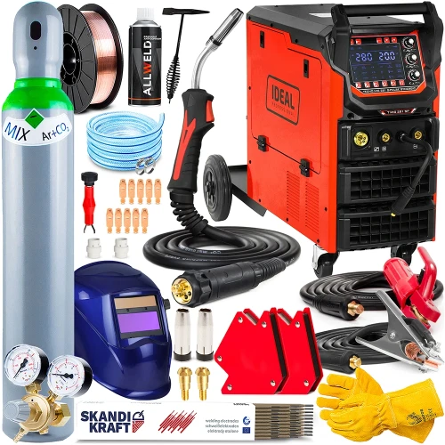 Spawarka Migomat Ideal Tecno MIG 281 S-pulse Synergic - 400V - Zestaw #3