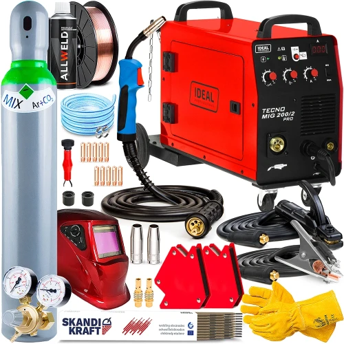 Spawarka Migomat Ideal Tecno MIG 200 / 2 MMA Pro 230V / 400V - Zestaw #2