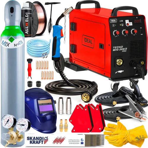 Spawarka Migomat Ideal Tecno MIG 200 / 2 MMA Pro 230V / 400V - Zestaw #3