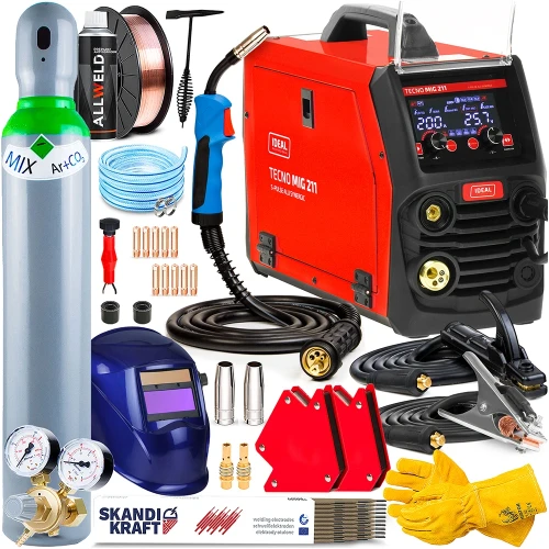 Spawarka Migomat Ideal Tecno MIG 211 S-PULSE ALU Synergic - Zestaw #3