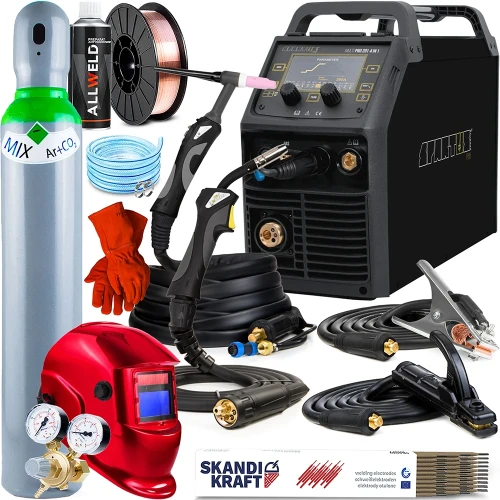 Spawarka 4w1 Spartus Multi Pro 201 MIG/MAG TIG AC/DC - Zestaw #2 AK