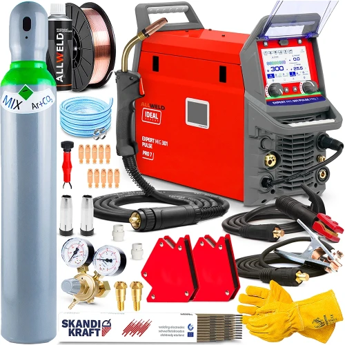 Spawarka Migomat Ideal Expert MIG 301 Puls Pro 7 - Zestaw #1