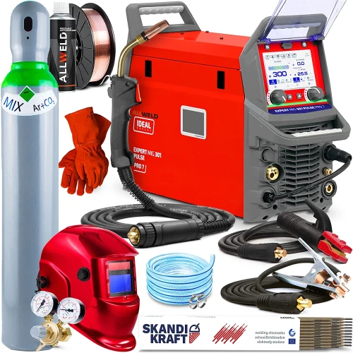 Spawarka Migomat Ideal Expert MIG 301 Puls Pro 7 - Zestaw #2 AK