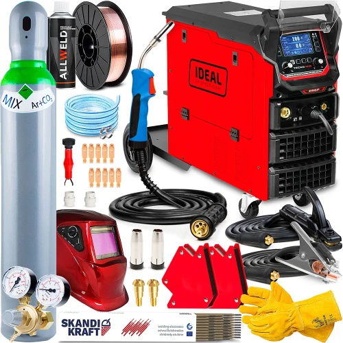 Spawarka Migomat Ideal Tecno MIG 286 Pulse Synergic LCD 400V - Zestaw #2