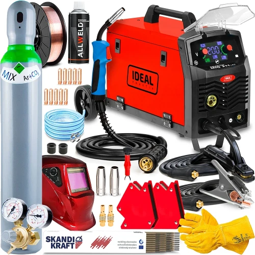 Spawarka Migomat Ideal Praktik MIG Synergic LED 211 - 230V - Zestaw #2